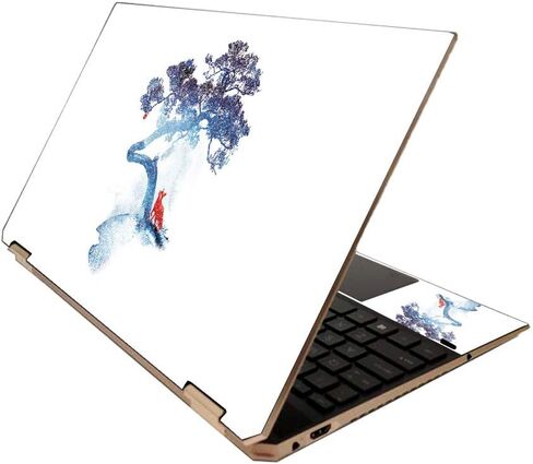 MightySkins Glossy Glitter Skin for HP Spectre x360 15" (2020) - Deep in The Forest | Protective, Durable High-Gloss Glitter Finish | Easy to Apply, Remove, and Change Styles | Made in The USA in Saudi Arabia