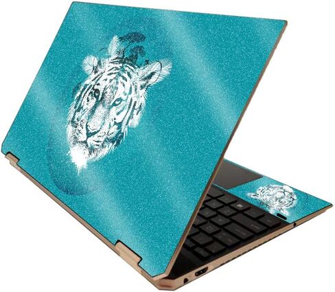 MightySkins Glossy Glitter Skin for HP Spectre x360 15" (2020) - Deep in The Forest | Protective, Durable High-Gloss Glitter Finish | Easy to Apply, Remove, and Change Styles | Made in The USA in Saudi Arabia