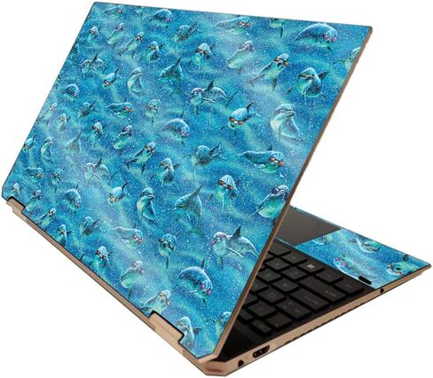 MightySkins Glossy Glitter Skin for HP Spectre x360 15" (2020) - Deep in The Forest | Protective, Durable High-Gloss Glitter Finish | Easy to Apply, Remove, and Change Styles | Made in The USA in Saudi Arabia