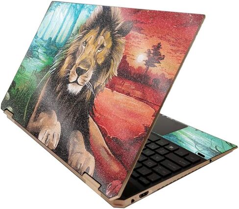MightySkins Glossy Glitter Skin for HP Spectre x360 15" (2020) - Deep in The Forest | Protective, Durable High-Gloss Glitter Finish | Easy to Apply, Remove, and Change Styles | Made in The USA in Saudi Arabia