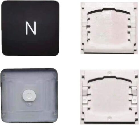 Replacement Individual N Key Cap and Hinges are Applicable for MacBook Pro 13&16inch Model A1989 A1990 and for MacBook Air Model A1932 Keyboard to Replace The N Keycap and Hinge in Saudi Arabia