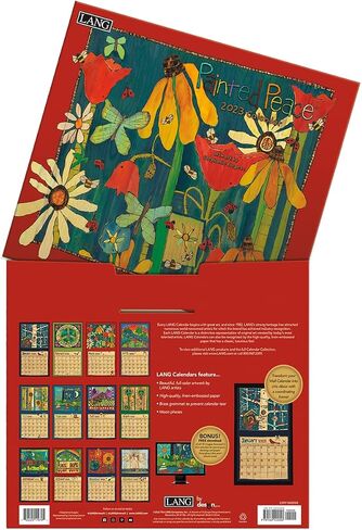 LANG Painted Peace 2025 Wall Calendar (25991002002) in Saudi Arabia
