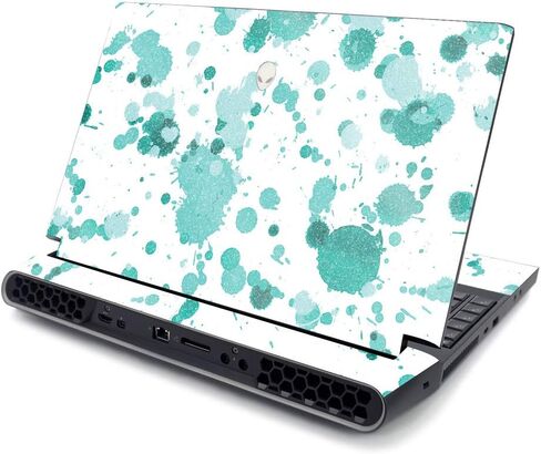 MightySkins Skin for Alienware AREA-51M R2 (2020) - Abstract Black | Protective, Durable, and Unique Vinyl Decal wrap Cover | Easy to Apply, Remove, and Change Styles | Made in The USA in Saudi Arabia