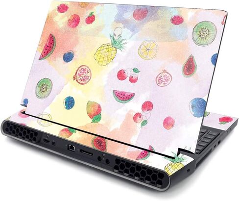 MightySkins Skin for Alienware AREA-51M R2 (2020) - Abstract Black | Protective, Durable, and Unique Vinyl Decal wrap Cover | Easy to Apply, Remove, and Change Styles | Made in The USA in Saudi Arabia