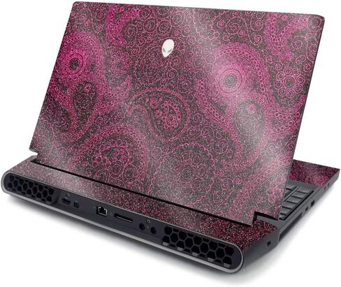 MightySkins Skin for Alienware AREA-51M R2 (2020) - Abstract Black | Protective, Durable, and Unique Vinyl Decal wrap Cover | Easy to Apply, Remove, and Change Styles | Made in The USA in Saudi Arabia