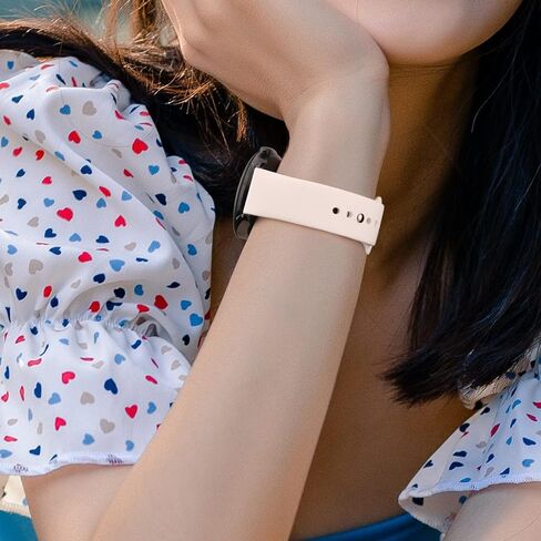 Amzpas for Garmin Forerunner 55 Watch Band، Forerunner 165 Watch Band، 20mm Quick Release Watch Bands Soft Silicone Sports Strap for Garmin Forerunner 55/165/245/645/158 Smartwatch in Kuwait