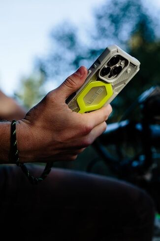 URBAN ARMOR GEAR UAG Designed for iPhone 16 Pro Max Case 6.9" Monarch Pro Carbon Fiber Compatible with MagSafe Charging Rugged Heavy Duty Protective Cover + Magnetic Ring Stand Black Bundle Set in Saudi Arabia