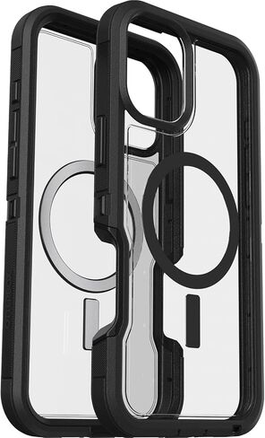 حافظة OtterBox iPhone 16 Plus Defender Series XT الشفافة - الجانب الداكن in Saudi Arabia