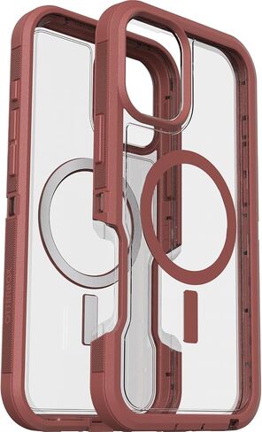 حافظة OtterBox iPhone 16 Plus Defender Series XT الشفافة - الجانب الداكن in Saudi Arabia