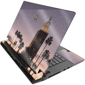 MightySkins Glossy Glitter Skin for Alienware M15 R3 (2020) & M15 R4 (2021) - Marrakech | Durable High-Gloss Glitter Finish | Easy to Apply and Change Style | Made in The USA
