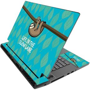 MightySkins Skin for Alienware M15 R3 (2020) & M15 R4 (2021) - Slow Sloth | Protective Viny wrap | Easy to Apply and Change Style | Made in The USA