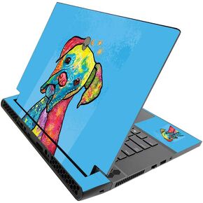 MightySkins Skin for Alienware M15 R3 (2020) & M15 R4 (2021) - Boxer Rainbow | Protective Viny wrap | Easy to Apply and Change Style | Made in The USA