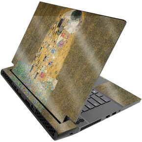MightySkins Glossy Glitter Skin for Alienware M15 R3 (2020) & M15 R4 (2021) - The Kiss | Durable High-Gloss Glitter Finish | Easy to Apply and Change Style | Made in The USA