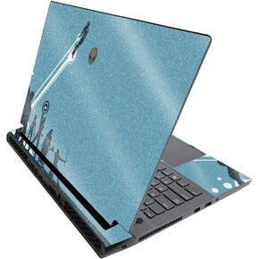 MightySkins Glossy Glitter Skin for Alienware M17 R3 (2020) & M17 R4 (2021) - Super Squad | Durable High-Gloss Glitter Finish | Easy to Apply and Change Style | Made in The USA