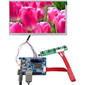 7 inch 1024x600 1000nit TFT LCD Screen 20 pins and HDMI Audio LVDS Controller Board VS-TY2660H-V661