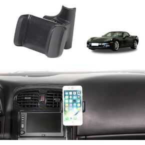 Car Phone Holder for Corvette C6 2005-2013 Centre Console Air Vent Rotatable Fixed Mobile Phone Mount Holder for Car Fit for iPhone Android and Universally Smartphones (Style B)