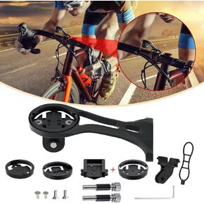 Out Front Bike Computer Mount - Lightweight GPS and Action Camera Compatible Mount for Garmin, Wahoo, Bryton, Cateye - Ideal 32mm Handlebar Accessory for Mountain, Road, and Gravel Bikes
