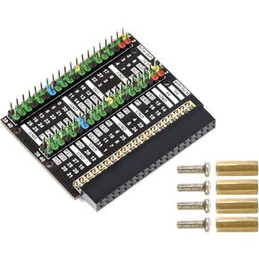 2X 40 PIN GPIO Header Adapter Color-Coded Header Expansion Board for Raspberry Pi 400,Easy Expansion