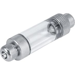 Ejoyous CO2 Hanging Bubble Counter with Check Valve Double Head Non-Return Bubble Counter for Aquarium Water Plant, Fish Tool for Co2 Diffuser Atomizer Regulator Injection System