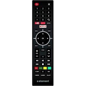 جهاز تحكم عن بعد عالمي متوافق مع أجهزة التلفاز الذكية Element مع Netflix YouTube Google Play Discover Keys لـ E4SJ5517BF E2SW3918 E2SW5018 ELST3216H ELSJ 5017 ELSJ5517 E4SFT5517 ELST5016S4
