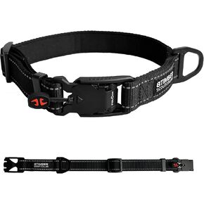 Scout Dog Collar - with Innovative FIDLOCK V-Buckle 25 — Medium — Secure and Stylish Magnetic Closure Collar for Dogs Premium Quality Adjustable Pet Collar for Comfort and Durability…