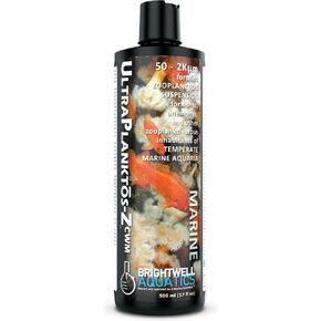 Brightwell Aquatics UltraPlanktos Z CWM - Liquid Zooplankton Feeding Suspension for Fishes, Anemones & Other Inhabitants of Cold Water Marine Aquariums