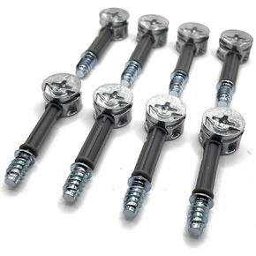 ReplacementScrews Cam Locks and Dowel Pins Compatible with IKEA Parts 110630/118331 (Pack of 8)