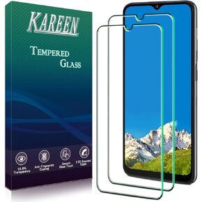 KAREEN [2 Pack] Screen Protector Designed For Samsung Galaxy A32 5G Tempered Glass, 9H Hardness, Bubble Free, Easy Installation, Case Friendly