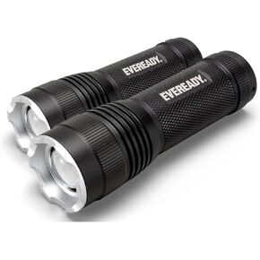 Eveready LED Tactical Flashlight, Durable Handheld Flashlight for Emergencies and Camping Gear, Water Resistant EDC Flashlight, Pack of 1