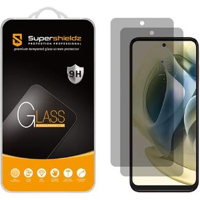 Supershieldz (2 Pack) (Privacy) Anti Spy Tempered Glass Screen Protector for Motorola Moto G Stylus (2022) / Moto G Stylus 5G (2022)