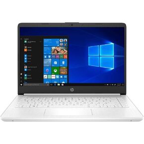 HP Laptop Intel Celeron N4020 4GB DDR4 SDRAM 64GB eMMC 14 inch HD LED Display Microsoft 365 1 Year Subscription (White)