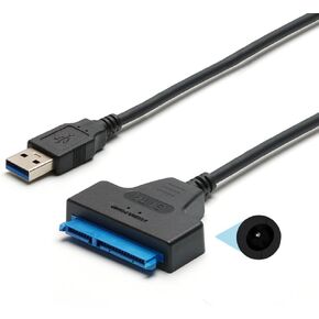 Generic كابل محول SATA إلى USB 3.0 لنقل بيانات القرص الصلب HDD/SSD مقاس 2.5/3.5 بوصة، محول القرص الصلب الخارجي يدعم محول القرص الصلب الخارجي UASP USB in Kuwait