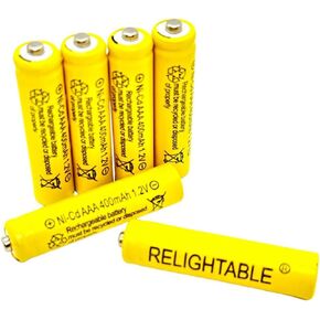 400mAh AAA NiCd 1.2v Rechargeable Batteries Garden Solar Ni-Cd NiCd Light LED U (12)