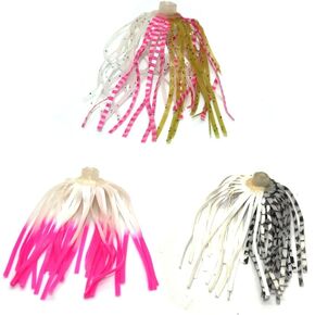 Fishing Lures, Rubber Skirts 3 Packs