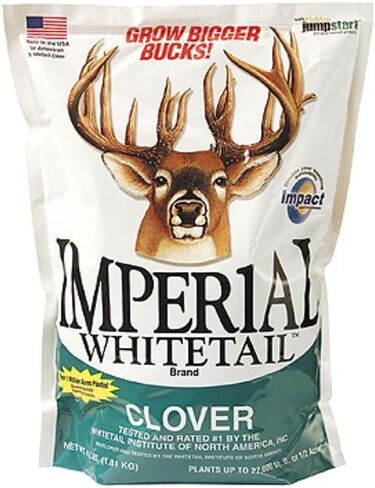Whitetail Institute Imperial Clover Food Plot Seed (Spring and Fall Planting), 4-Pound (1/2 Acre) in Saudi Arabia
