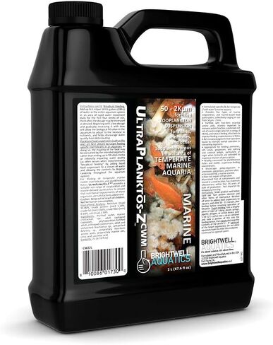 Brightwell Aquatics UltraPlanktos Z CWM - Liquid Zooplankton Feeding Suspension for Fishes, Anemones & Other Inhabitants of Cold Water Marine Aquariums in Saudi Arabia