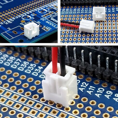 طقم موصل 180 قطعة JST XH 2.54 مم، موصل 2/3/4/5/6/7Pin، قابس ذكر وموصل مقبس أنثى مع 90 قطعة 28AWG كابل مجعد مسبقًا ممتاز in Kuwait
