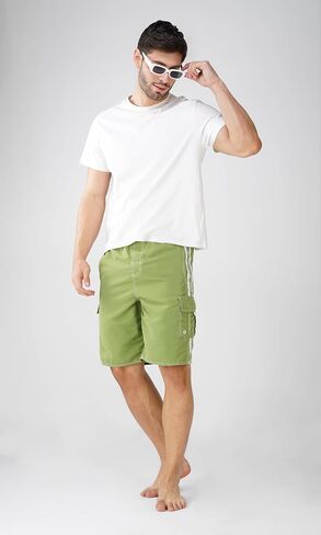 North 15 Mens Swim Trunks 22" Quick Dry Swim Shorts Bathing Suit in Kuwait