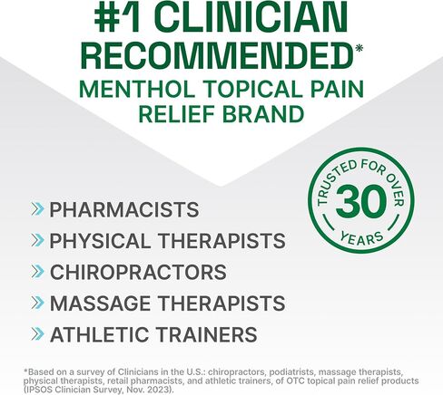 Biofreeze Professional Menthol Roll-On Pain-Relieving Gel 3 FL OZ, Cololess Topical Pain Reliever For Muscles And Joints From Arthritis, Backache, Strains, Bruises, & Sprains (Package May Vary) in Saudi Arabia
