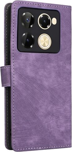 for Infinix Note 40 Pro Plus 5G / Infinix Note 40 Pro Wallet Phone Case with Screen Protector [RFID Blocking] Leather Kickstand Women Cell Phone Case for Infinix Note40 Pro + 4G 5G Black in Kuwait