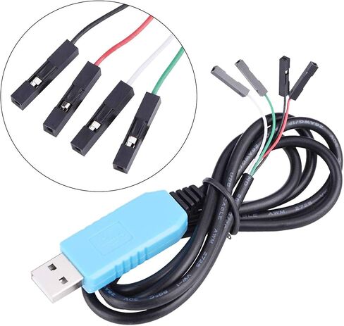 DGZZI PL2303TA كابل وحدة التحكم التصحيح 1 قطعة PL2303TA USB إلى TTL كابل تسلسلي تصحيح الأخطاء كابل وحدة التحكم لـ Raspberry Pi in Saudi Arabia