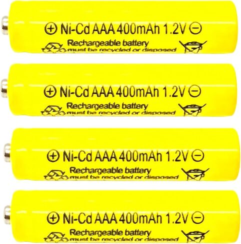 400mAh AAA NiCd 1.2v Rechargeable Batteries Garden Solar Ni-Cd NiCd Light LED U (12) in Saudi Arabia