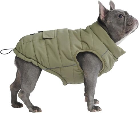 Spark Paws Dog Winter Jacket, Water-Resistant Coat, Warm Reflective Windproof Fleece-Interior, for Medium and Large Dogs - Lilac - 3XL in Saudi Arabia