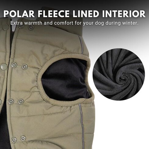Spark Paws Dog Winter Jacket, Water-Resistant Coat, Warm Reflective Windproof Fleece-Interior, for Medium and Large Dogs - Lilac - 3XL in Saudi Arabia
