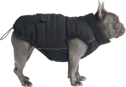 Spark Paws Dog Winter Jacket, Water-Resistant Coat, Warm Reflective Windproof Fleece-Interior, for Medium and Large Dogs - Lilac - 3XL in Saudi Arabia