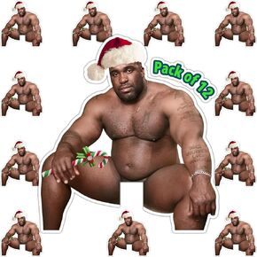 (12 Pcs) Barry Wood Christmas Sticker, Barry Wood Light Switch Sticker, Funny Meme Barry Wood Sticker, Barry Wood Gag Gifts, Waterproof Vinyl Prank Joking Wall Stickers Decals Covers (3x3,4")