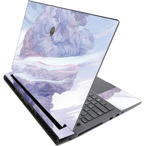 MightySkins Glossy Glitter Skin for Alienware M17 R3 (2020) & M17 R4 (2021) - Whirlwind | Durable High-Gloss Glitter Finish | Easy to Apply and Change Style | Made in The USA