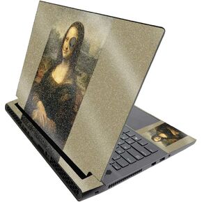 MightySkins Glossy Glitter Skin for Alienware M17 R3 (2020) & M17 R4 (2021) - Mona Lisa | Durable High-Gloss Glitter Finish | Easy to Apply and Change Style | Made in The USA