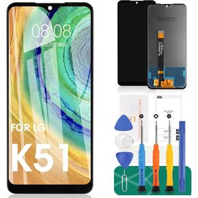 Screen Replacement for LG K51 K500 K500UM LMK500MM LM-K500MM LCD Display Touch Screen Digitizer Assembly
