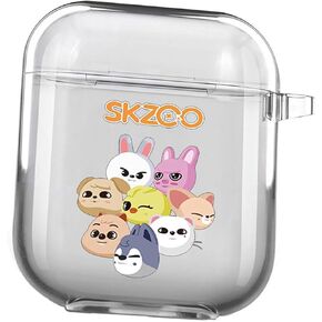 SXTQFDC Kpop Cartoon Earphone Case for Airpods 1&2 Felix Bangchan Changbin Airpods Case Cover